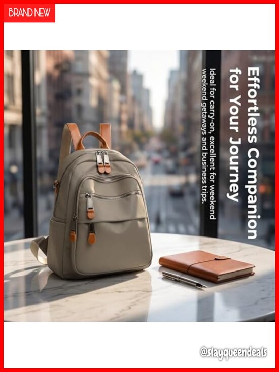 Waterproof Mini Backpack for Women Lightweight Casual Daypack Travel Rucksack